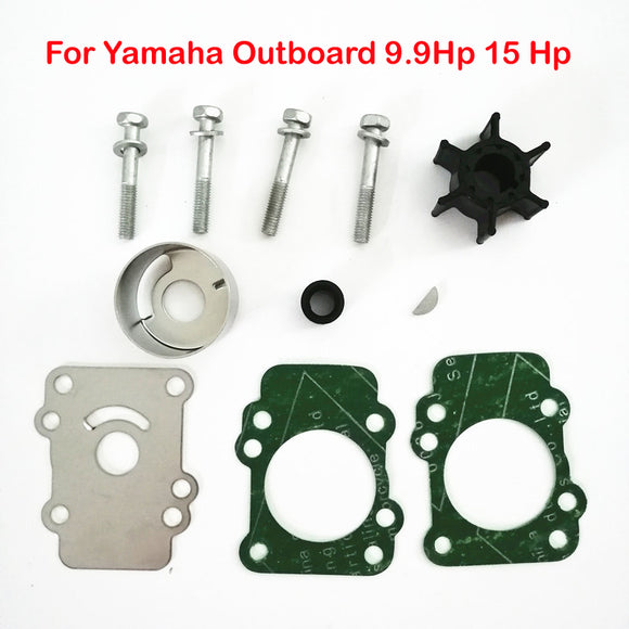 Water Pump Impeller Kit For Yamaha 9.9hp and 15 hp 1984-1995 682-W0078-A1
