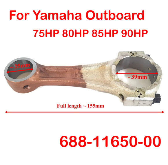 Connecting Rod Assy for Yamaha 48HP 75HP 85HP 90HP C55 C48 Outboard Engine Boat Motor aftermarket 688-11651-00