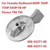 Trim Tab Anode For Yamaha 60HP 70HP 75HP 85HP 90 HP Parsun T90 T85 688-45371-02 688-45371-00