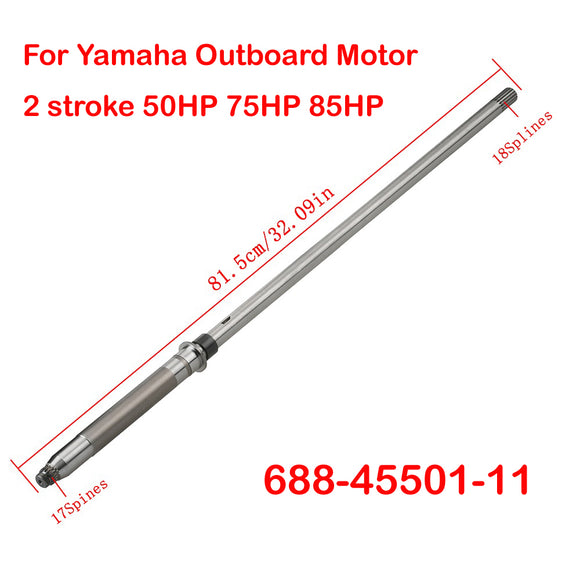 Boat Driver Shaft For Yamaha Outboard Motor 2 stroke 50HP 75HP 85HP 688-45501-11