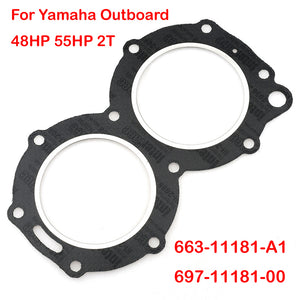 Cylinder Head Gasket For Yamaha Outboard 48HP 55HP 2 Stroke 663-11181-A1 697-11181-00