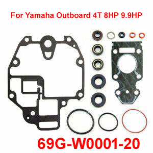 Gear Box Gasket Kit For Yamaha Outboard Motor Parts 4T 8HP 9.9HP Lower Casing Seal Kit 69G-W0001-20 18-0025