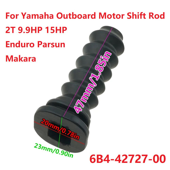 2Pcs Rubber Grommet For Yamaha Outboard Motor Shift Rod 2T 9.9HP 15HP Enduro 6B4-42727-00 Parsun Makara