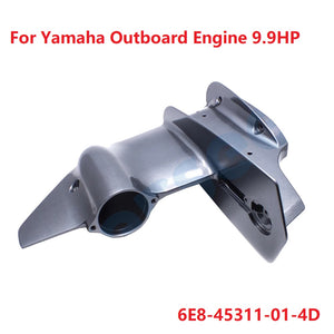 Boat LOWER CASING For Yamaha Outboard Engine 9.9HP F9.9 6E8-45311-01-4D