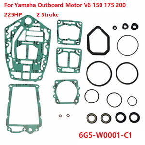 Lower Casing Seal Kit For Yamaha Outboard Motor V6 150 175 200 225 HP 2 Stroke; 6G5-W0001-C1
