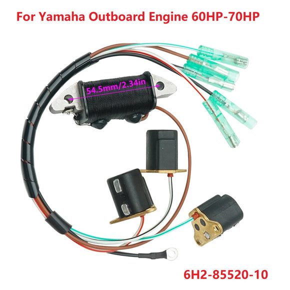 BOAT CHARGE COIL kit for Yamaha Outboard Engine Motor 60HP-70HP 6H2-85520-10