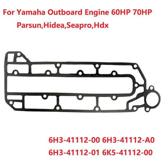 Exhaust Inner Cover Gasket For Yamaha Outboard Motor 2T 60HP 70HP Parsun Hidea Seapro HDX 6H3-41112-A0 6K5-41112-00