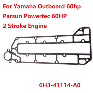 Gasket Exhaust For Yamaha Outboard Engine 60HP Parsun Powertec 6H3-41114-A0