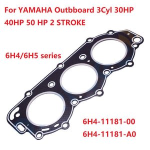 Cylinder Head Gasket For YAMAHA Outbboard 3Cyl 30HP 40HP 50 HP 2 STROKE 6H4-11181-00