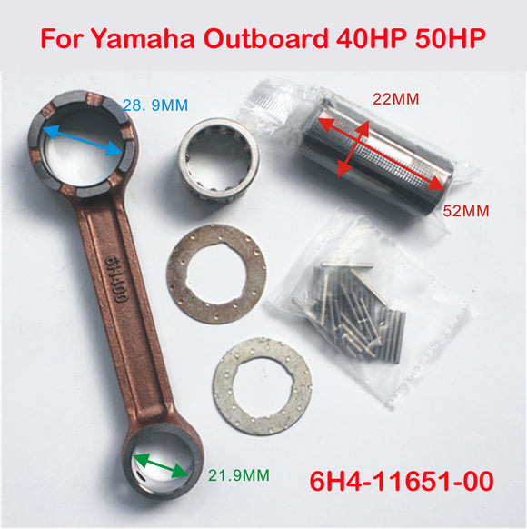 Connecting Rod kit for Yamaha 3 Cylinder 30HP 40HP 50HP Outboard Engine Motor 6H4-11651-00-00