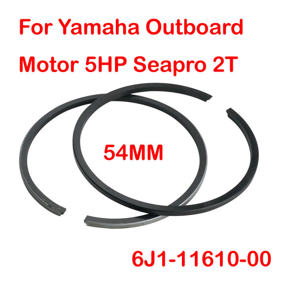 Piston Ring Std For Yamaha Outboard Engine Motor 5HP Seapro 2T 54mm 6J1-11610-00