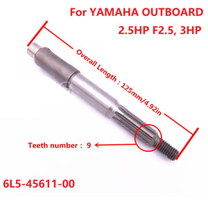 Propeller Shaft For Yamaha Outboard Engine F2.5 2.5HP 3HP 3A 6L5-45611-00