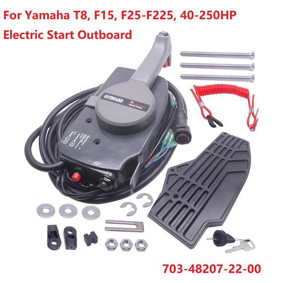 703 Side Mount Remote Control 703-48207-22-00 For Yamaha Outboard Engine 10Pin