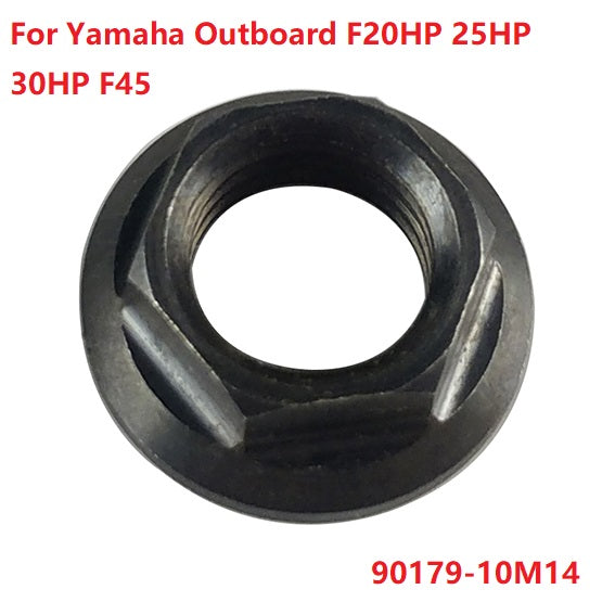 2Pcs Pinion Nut fit For Yamaha Outboard F 20HP 25HP 30HP F45 2T 4T 90179-10M14