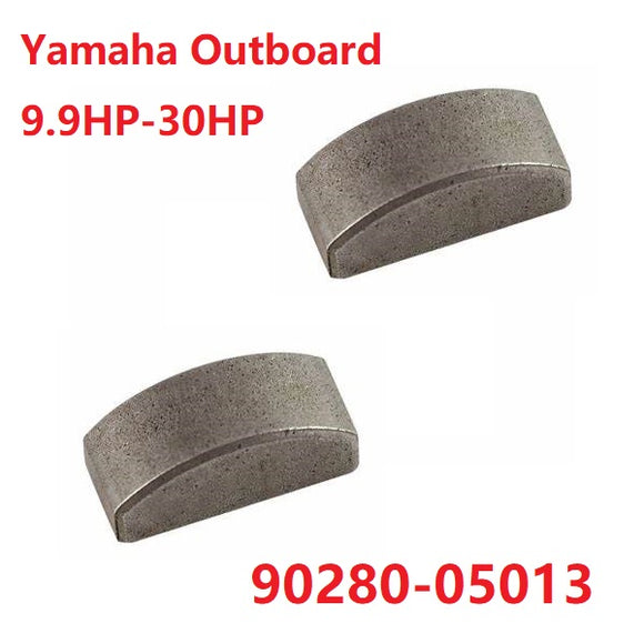 2Pcs Woodruff key 90280-05013 For Yamaha Outboard Engine Flywheel 9.9HP-30HP