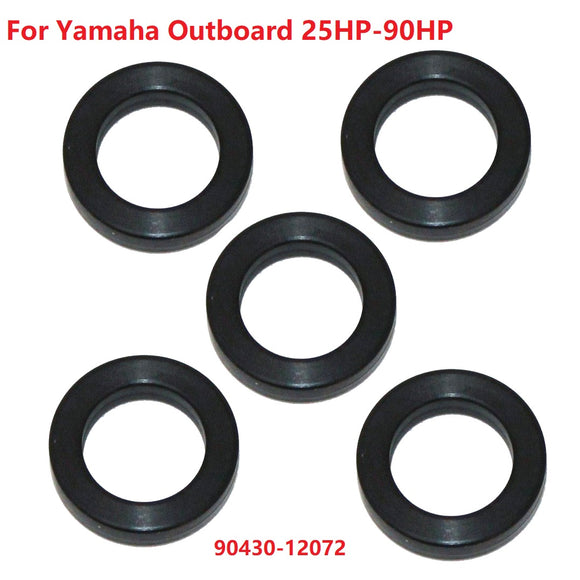 5Pcs Aftermarket Rubber GASKET part for Yamaha Parsun Outboard Engine 25HP-90HP 90430-12072-00
