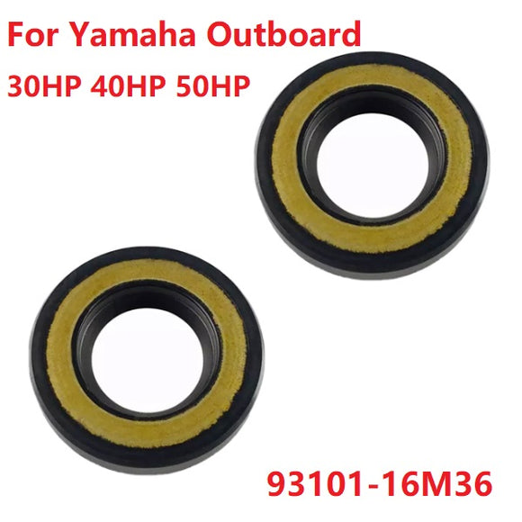 2Pcs crankshaft Oil seal for YAMAHA outboard Engine motor 30HP-50HP 93101-16M36