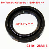 2Pcs Oil Seal For YAMAHA Outboard Motor Lower Unit 115HP-225HP S-TYPE Size 28*43*7mm ;93101-28M16-00