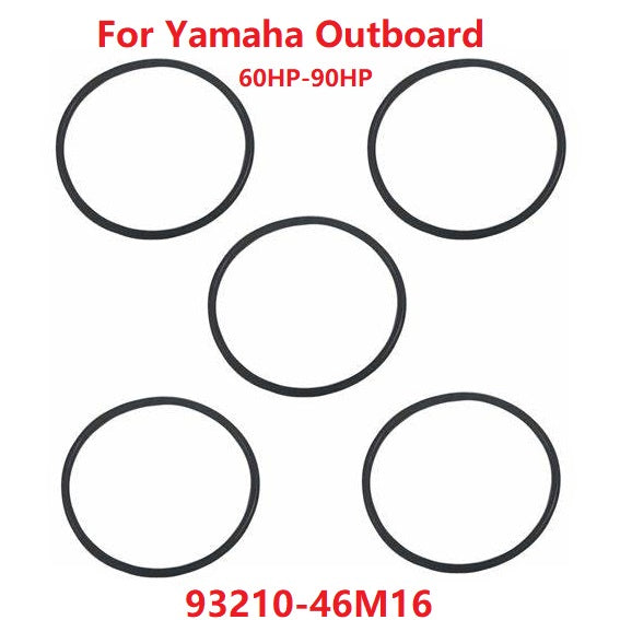 5Pcs Boat O-RING Fit For Yamaha Outboard Engine Motor 60HP-90HP 93210-46M16