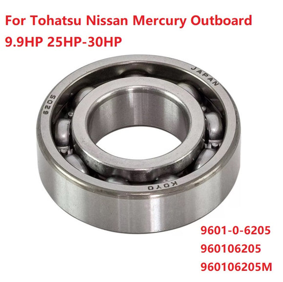 Ball Bearing For Tohatsu Nissan Mercury Outboard 9.9HP 25HP-30HP 960106205M