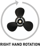 Boat Propeller for Mercury Outboard 25-30HP 10 Tooth/Outboard Propeller for Tohatsu 25HP 30HP Engine