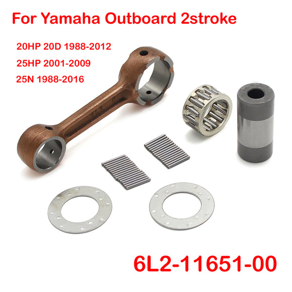 Connecting Rod Kit For Yamaha 20HP 25HP Outboard boat Engine motor 6L2-11651-00